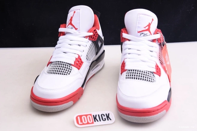 Rep 4 Air DC7770-160 (2020) Fire Retro Jordan Red 0714